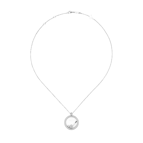 放大 {0}Chopard - 吊坠 Happy Golf 79A434-1501   平放闭合弯曲视图