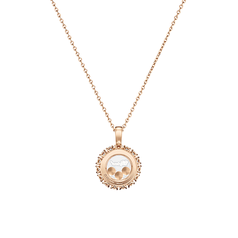 تكبير {0}Chopard - حلية متدلية ألماس هابي دايموندز آيكونز جوايري 79A608-5001    عرض خلفي مسطح مغلق ومنحني
