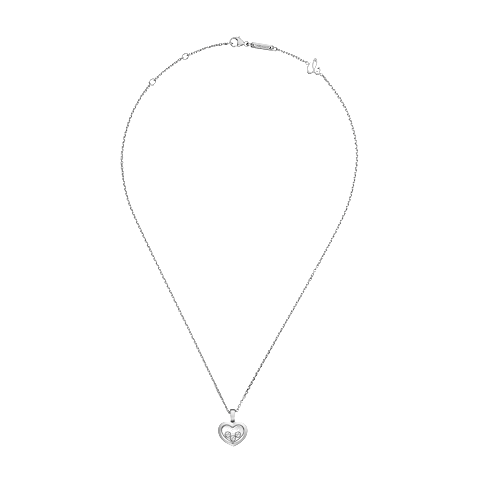 تكبير {0}Chopard - حلية متدلية ألماس هابي دايموندز آيكونز 79A611-1001   عرض مسطح مغلق ومنحني