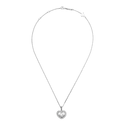 Vergr&ouml;&szlig;ernChopard - Diamant Anh&auml;nger Happy Diamonds Icons 79A611-1201   Ansicht flach geschlossen und gebogen