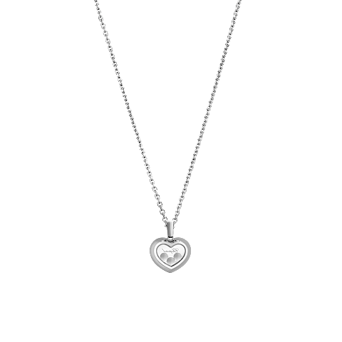 Vergr&ouml;&szlig;ernChopard - Diamant Anh&auml;nger Happy Diamonds Icons 79A611-1201    R&uuml;ckansicht flach geschlossen und gebogen