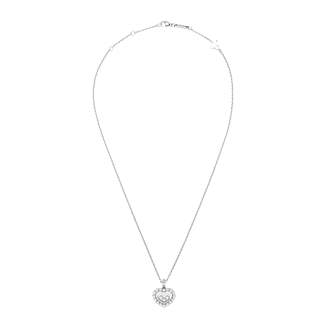 تكبير {0}Chopard - حلية متدلية ألماس هابي دايموندز آيكونز جوايري 79A615-1001   عرض مسطح مغلق ومنحني