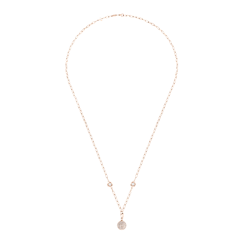 Enlarge {0}Chopard - Diamond Pendant Happy Diamonds Planet 79A619-5901   laid flat closed and curved view
