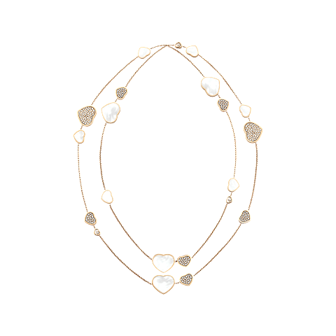 Enlarge {0}Chopard - Necklace Happy Hearts 817482-5306  3/4 view