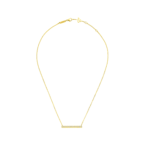 Ampliar {0}Chopard - Collar Diamantes Ice Cube 817702-0003   Vista plana cerrada y curvada