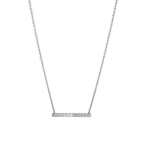 Enlarge {0}Chopard - Diamond Necklace Ice Cube 817702-1002  3/4 view