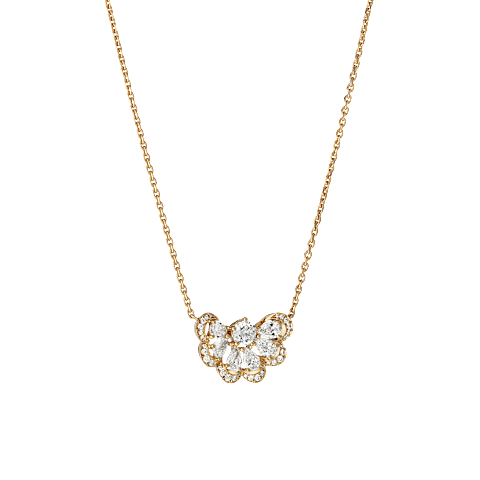 Vergr&ouml;&szlig;ern {0}Chopard - Diamant Halskette Precious Lace Nuage 818351-5001  3/4-Ansicht