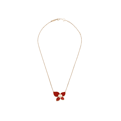 تكبير {0}Chopard - قلادة ألماس هابي باترفلاي وماريا كاري 818599-5001   عرض مسطح مغلق ومنحني