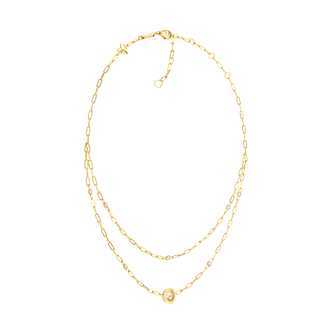 تكبير {0}Chopard - قلادة هابي دايموندز آيكونز 81A017-0020  عرض 3/4