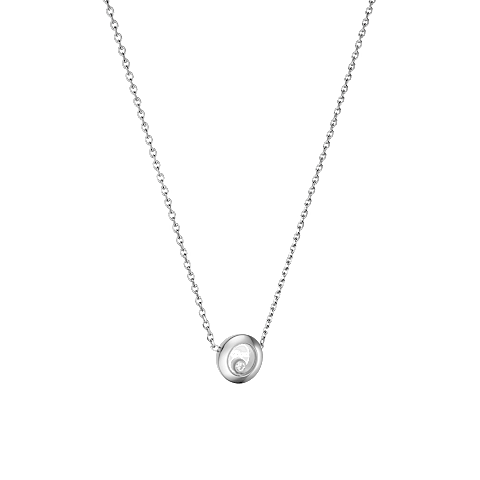 확대 {0}Chopard - 다이아몬드 네크리스 해피 다이아몬드 아이코닉 81A017-1001  3/4 뷰