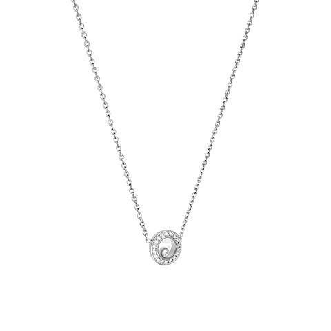 Enlarge {0}Chopard - Necklace Happy Diamonds Icons 81A017-1201  3/4 view