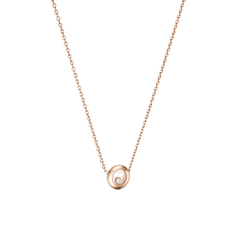 放大 {0}Chopard - 钻石 项链 Happy Diamonds Icons 81A017-5001  3/4视图