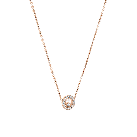 放大 {0}Chopard - 项链 Happy Diamonds Icons 81A017-5201  3/4视图