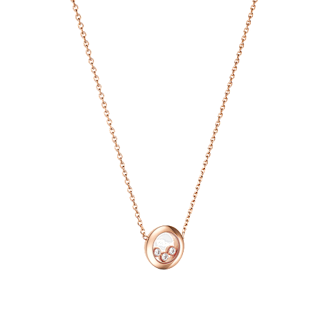 Enlarge {0}Chopard - Necklace Happy Diamonds Icons 81A018-5001  3/4 view