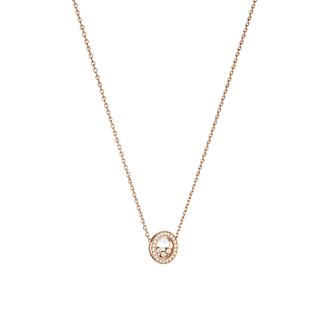 放大 {0}Chopard - 项链 Happy Diamonds Icons 81A018-5201  3/4视图