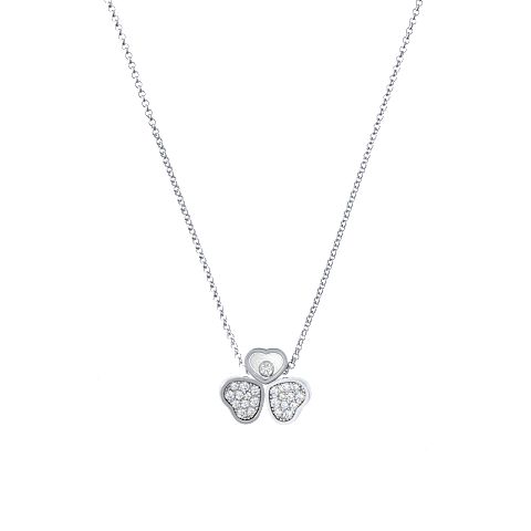 放大 {0}Chopard - 项链 Happy Hearts Wings 81A083-1911  3/4视图