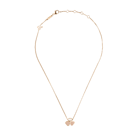 확대 {0}Chopard - 네크리스 해피 하트 윙스 81A083-5711   평평하게 닫힌 곡선 뷰