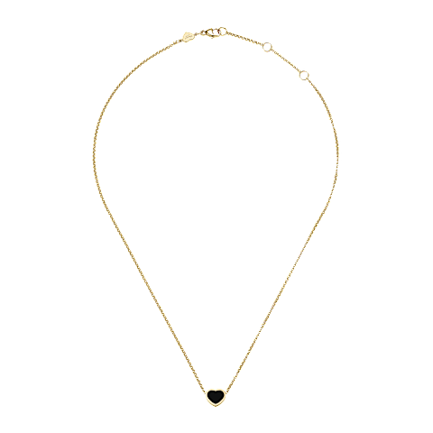 Chopard - ネックレス マイ ハッピーハート 日本限定エディション 81A086-0201   平置き閉じた曲線ビュー