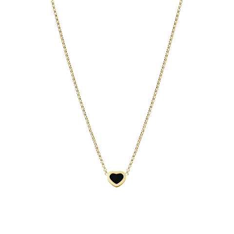Chopard - ネックレス マイ ハッピーハート 日本限定エディション 81A086-0201    平置き閉じた曲線背面ビュー