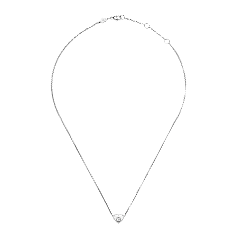 تكبير {0}Chopard - قلادة ماي هابي هارتس 81A086-1001   عرض مسطح مغلق ومنحني