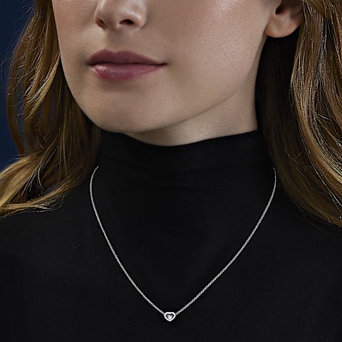 تكبير {0}Chopard - قلادة ماي هابي هارتس 81A086-1001     عرض عند الارتداء