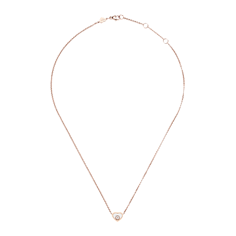 تكبير {0}Chopard - قلادة ماي هابي هارتس 81A086-5001   عرض مسطح مغلق ومنحني