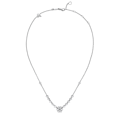 تكبير {0}Chopard - قلادة ألماس لور دو ديامون 81A106-1001   عرض مسطح مغلق ومنحني