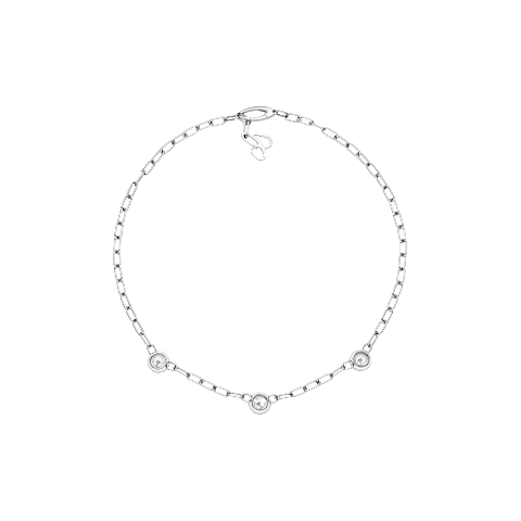 تكبير {0}Chopard - قلادة ألماس هابي دايموندز آيكونز 81A117-1221    عرض خلفي مسطح مغلق ومنحني