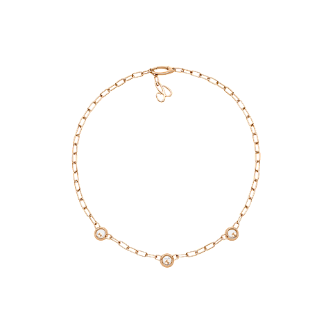 تكبير {0}Chopard - قلادة ألماس هابي دايموندز آيكونز 81A117-5101    عرض خلفي مسطح مغلق ومنحني