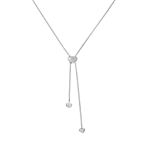 放大 {0}Chopard - 钻石 项链 Happy Hearts系列 81A148-1901  3/4视图