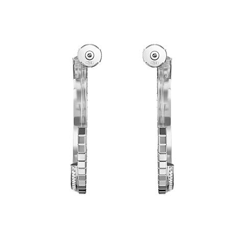 Enlarge {0}Chopard - Diamond Earrings Ice Cube 837008-1002    back view