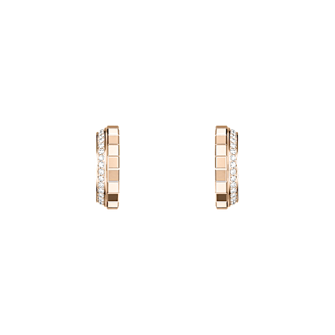 放大Chopard - 钻石 耳环 Ice Cube 837008-5001   正面视图