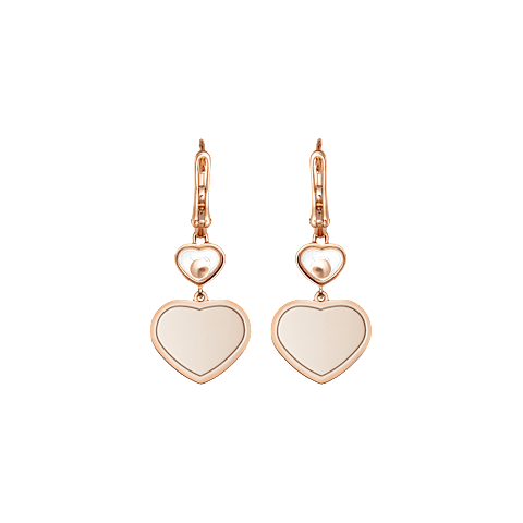 Увеличить {0}Chopard - Серьги Happy Hearts 837482-5009    Вид сзади