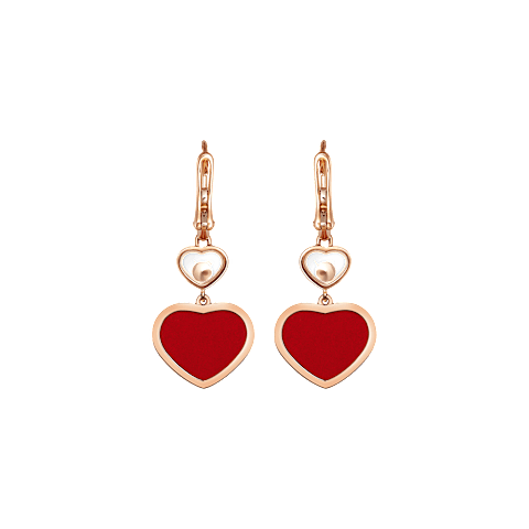 IngrandisciChopard - Orecchini Diamanti Happy Hearts 837482-5810    Vista posteriore