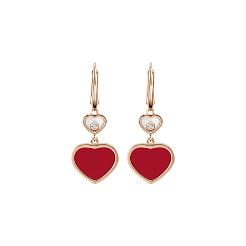 Vergr&ouml;&szlig;ern {0}Chopard - Diamant Ohrringe Happy Hearts 837482-5820   Vorderansicht