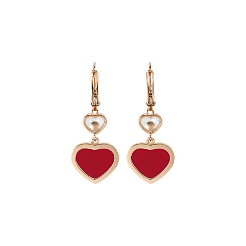 Vergr&ouml;&szlig;ern {0}Chopard - Diamant Ohrringe Happy Hearts 837482-5820    R&uuml;ckansicht