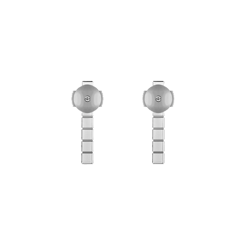 Vergr&ouml;&szlig;ern {0}Chopard - Diamant Ohrringe Ice Cube 837702-1002    R&uuml;ckansicht