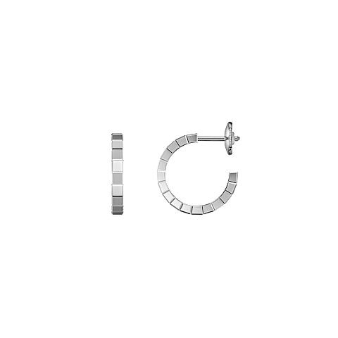 放大 {0}Chopard - 耳环 Ice Cube 837702-1006  正面及侧面视图