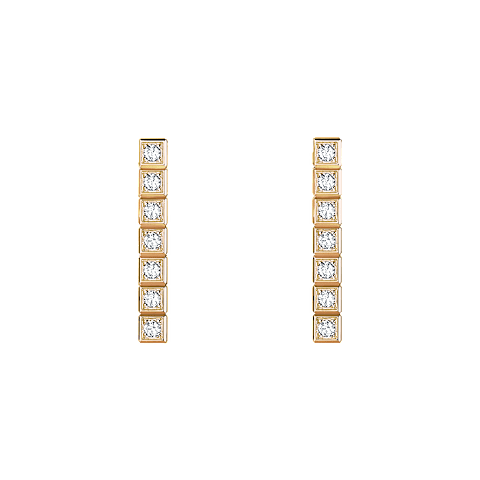 Ingrandisci {0}Chopard - Orecchini Diamanti Ice Cube 837702-5003   Vista frontale