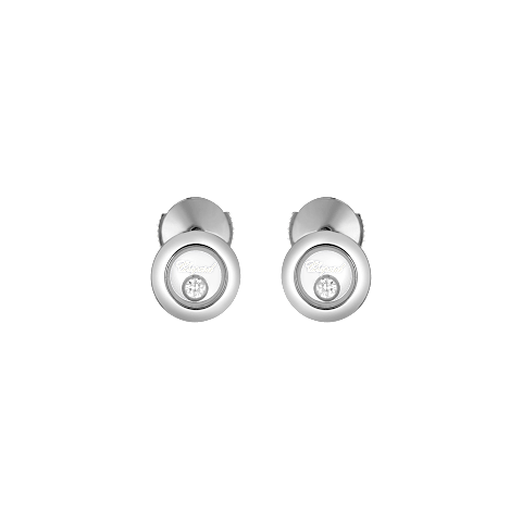 Ingrandisci {0}Chopard - Orecchini Diamanti Happy Diamonds Icons 83A017-1001   Vista frontale