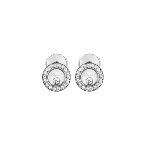 Vergr&ouml;&szlig;ern {0}Chopard - Diamant Ohrringe Happy Diamonds Icons 83A017-1201   Vorderansicht
