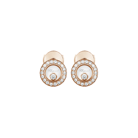 Vergr&ouml;&szlig;ern {0}Chopard - Diamant Ohrringe Happy Diamonds Icons 83A017-5201   Vorderansicht