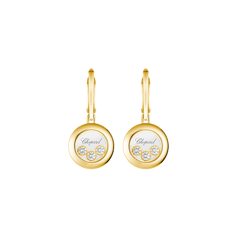 放大 {0}Chopard - 耳环 Happy Diamonds Icons 83A018-0301   正面视图