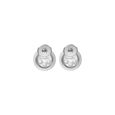Vergr&ouml;&szlig;ern {0}Chopard - Diamant Ohrringe Happy Diamonds Icons 83A018-1201    R&uuml;ckansicht