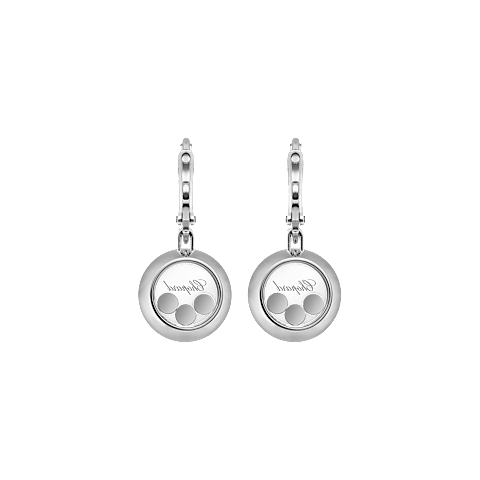Enlarge {0}Chopard - Earrings Happy Diamonds Icons 83A018-1301    back view