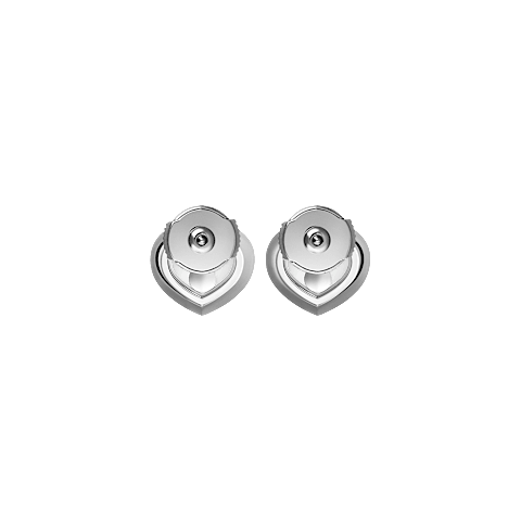 Enlarge {0}Chopard - Diamond Earrings Happy Diamonds Icons 83A054-1201    back view