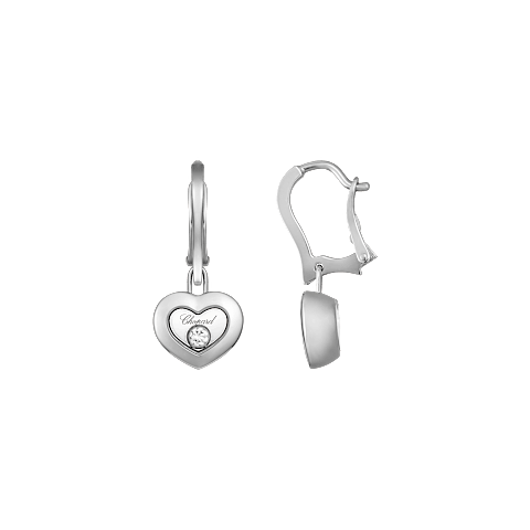 放大 {0}Chopard - 耳环 Happy Diamonds Icons 83A054-1301  正面及侧面视图