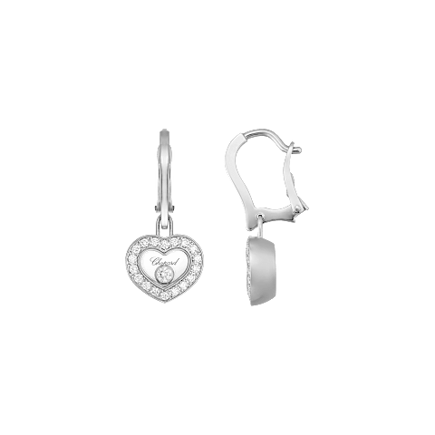 تكبير {0}Chopard - ألماس أقراط هابي دايموندز آيكونز 83A054-1401  عرض أمامي وجانبي