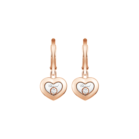 Ingrandisci {0}Chopard - Orecchini Happy Diamonds Icons 83A054-5301   Vista frontale