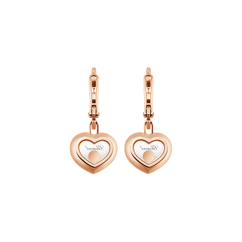 Ingrandisci {0}Chopard - Orecchini Happy Diamonds Icons 83A054-5301    Vista posteriore